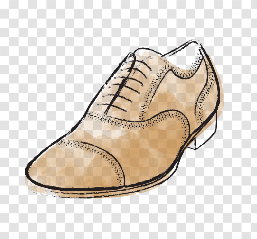 Shoe Walking - Footwear - Wide Saddle Oxford Shoes For Women Transparent PNG