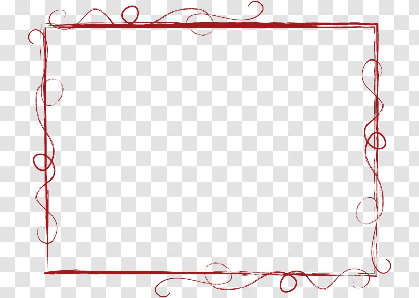 Picture Frames Text Clip Art - Curly Transparent PNG