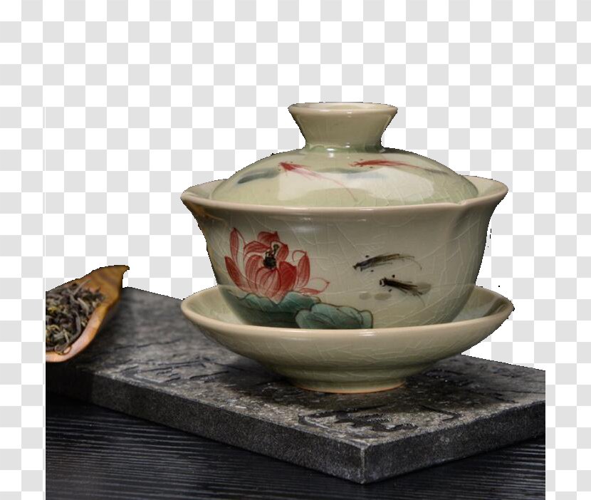 Tea Porcelain Yue Ware Bowl Tmall - Taobao - Stone Table Tureen Transparent PNG