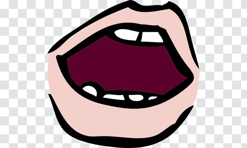 Clip Art Openclipart Human Mouth Free Content Vector Graphics - Nose - Talking Lips Transparent PNG