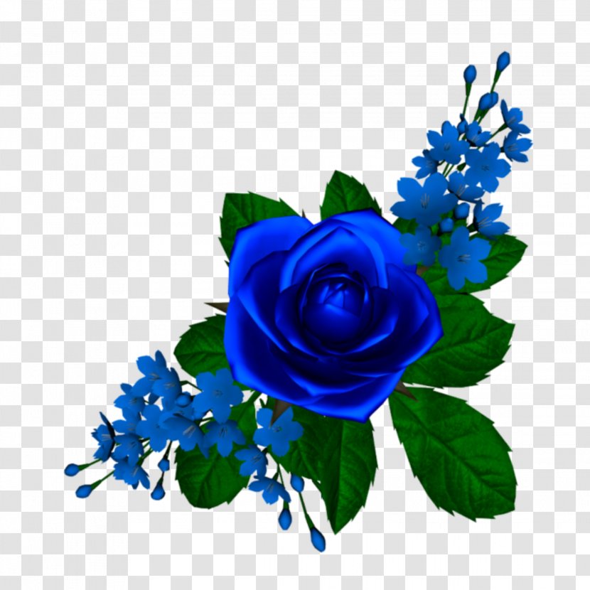 Blue Rose Clip Art Flower - Order Transparent PNG