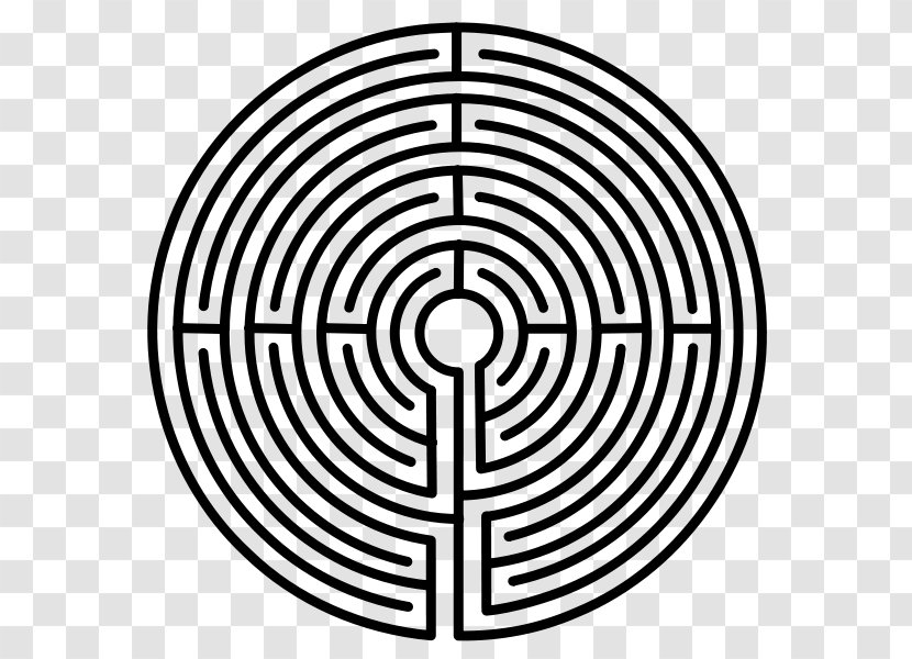 Chartres Cathedral Labyrinth Hedge Maze Ariadne - English Transparent PNG