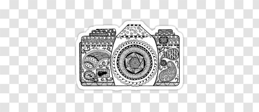 Nikon D7100 Camera Doodle Drawing Photography - Sticker Transparent PNG