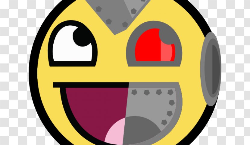 Smiley Emoticon Clip Art Video Face - Facebook - Cyborg Titans Transparent PNG