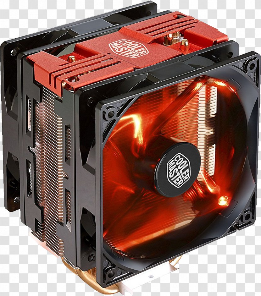 Computer System Cooling Parts Cooler Master Air Central Processing Unit Light-emitting Diode - Pulsewidth Modulation - Cpu Fan Transparent PNG