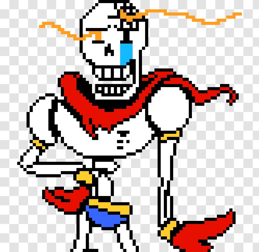 Undertale Paper Papyrus Flowey Toriel - Pixel Art Transparent PNG