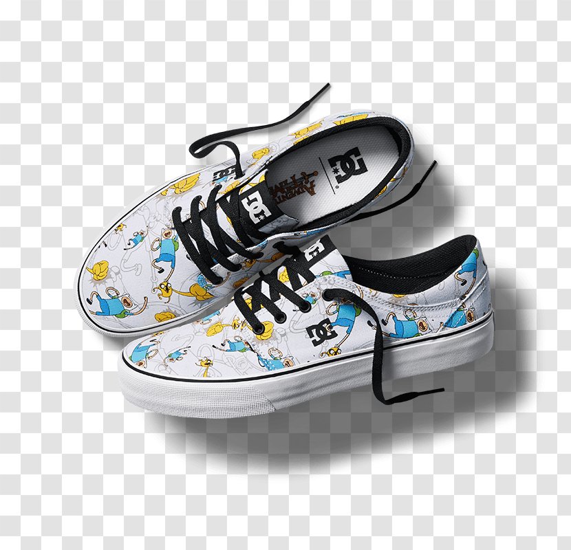 Finn The Human Jake Dog Sneakers DC Shoes Cartoon Network - Athletic Shoe Transparent PNG