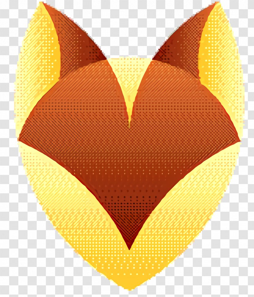 Heart Symbol - Orange - Emblem Transparent PNG