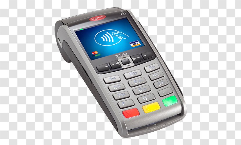Payment Terminal Ingenico EMV Contactless PIN Pad - Mobile Device - Credit Card Transparent PNG