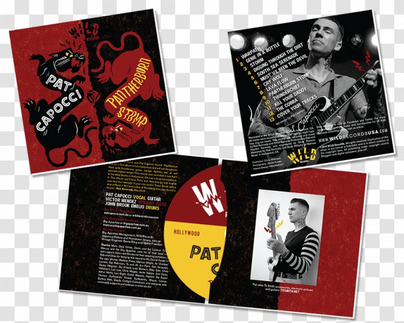 Pantherburn Stomp Pat Capocci Brand Wild Records - Patín Soy Luna Transparent PNG