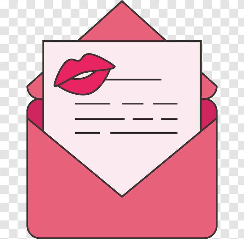 Paper Envelope Letter Clip Art - Triangle - Envelopes Lips Transparent PNG