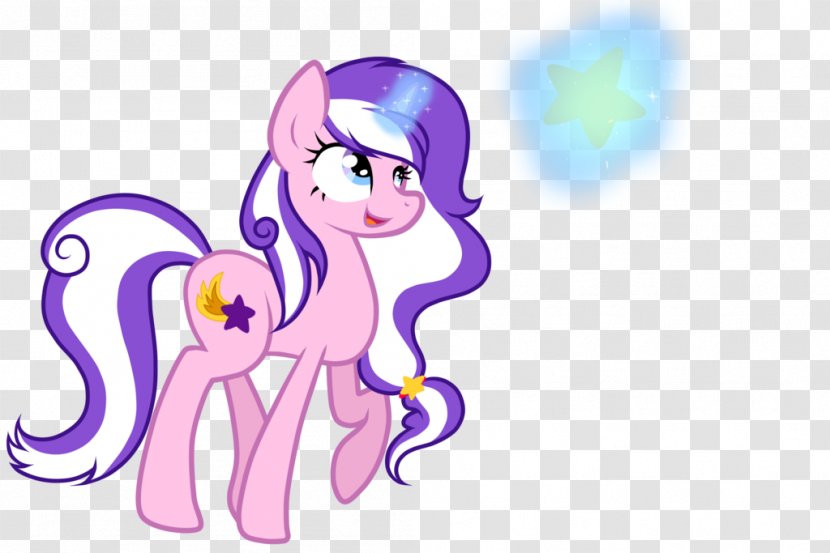 Horse Pony Violet Lilac Lavender - Watercolor - Milky Way Transparent PNG
