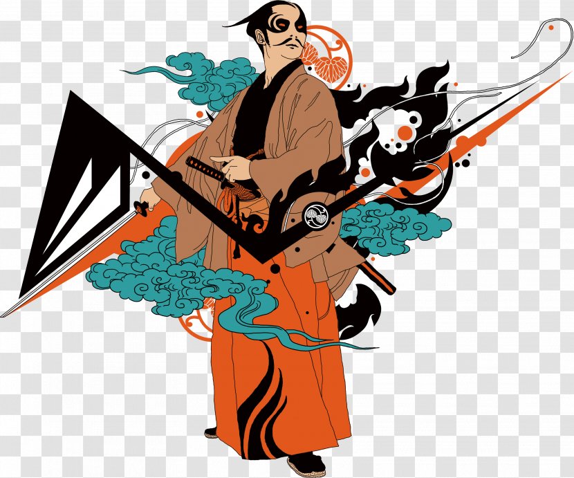 Japan Bushido Samurai Clip Art - Advertising - Japanese Color Transparent PNG