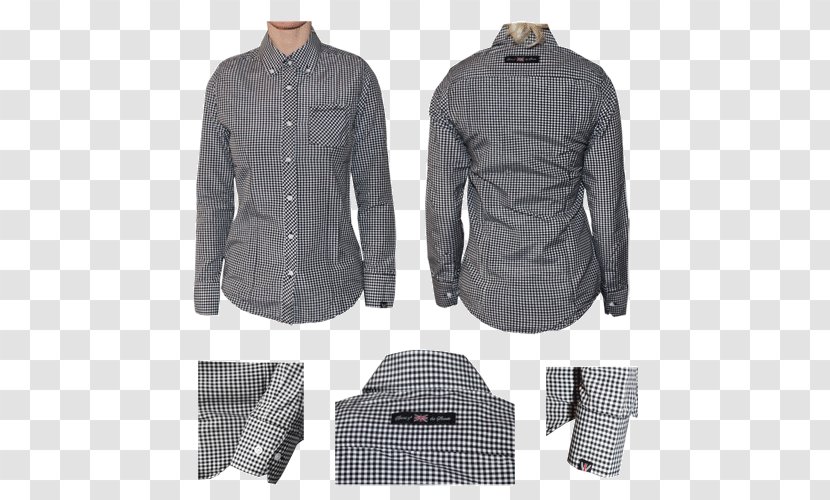 Dress Shirt Plaid Sleeve Jacket Button - Barnes Noble Transparent PNG