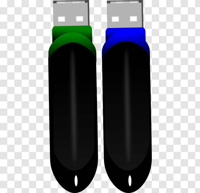 USB Flash Drive Memory Computer Data Storage Clip Art - Hard Drives - Two Transparent PNG