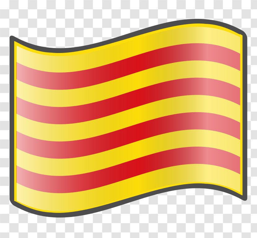 Catalonia Senyera Nuvola Catalan - Gnu Lesser General Public License - Composition Transparent PNG