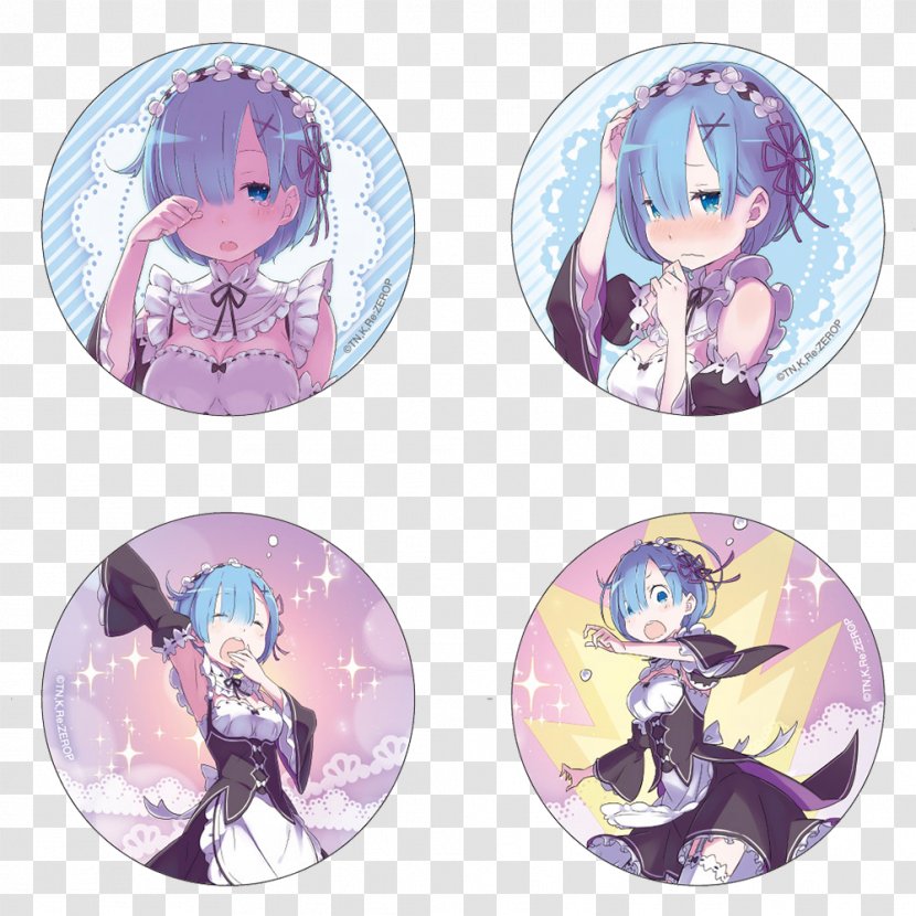 Re:Zero − Starting Life In Another World Pin Badges Kadokawa Corporation AnimeJapan - Flower - Shop Goods Transparent PNG