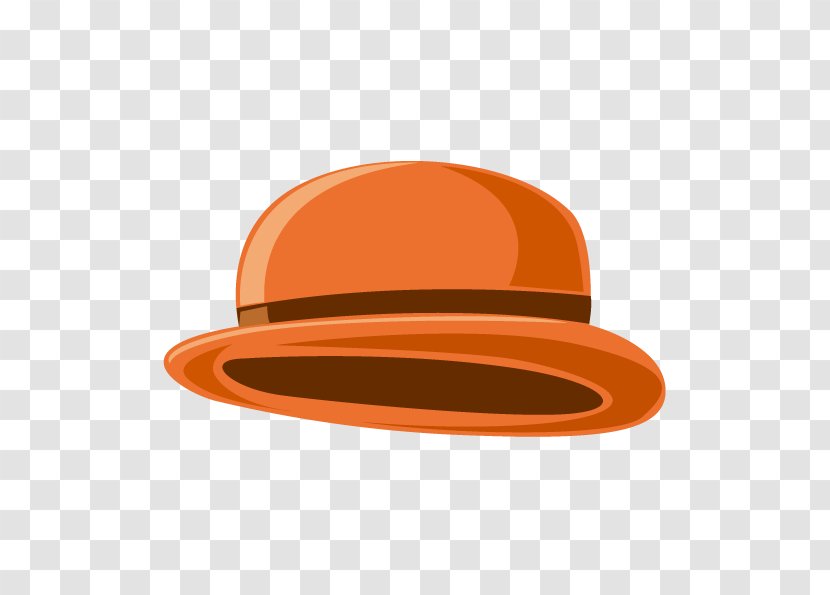 Hat Designer - Headgear - Vector Painted Brown Oblique Transparent PNG