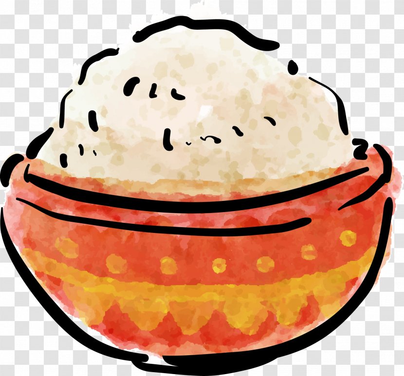 Nasi Campur Cooked Rice - Ingredient - Painted Flour Vector Transparent PNG