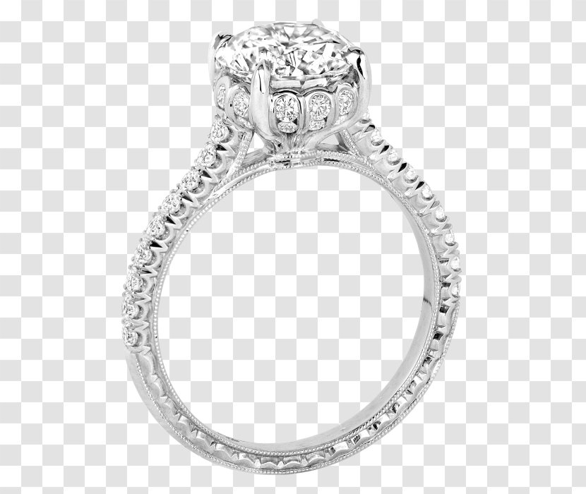 Wedding Ring Engagement Tacori - Body Jewelry - Platinum Transparent PNG