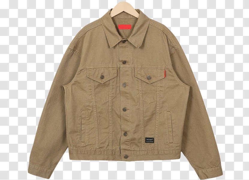 Khaki Jacket - Sleeve Transparent PNG