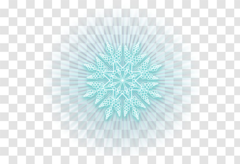 Snowflake Pattern - Ice - Green Light Emitting Transparent PNG