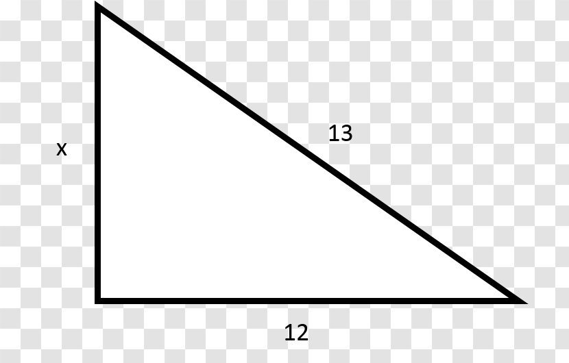 Right Triangle Pythagorean Theorem Area - Mathematics - Math Question Transparent PNG