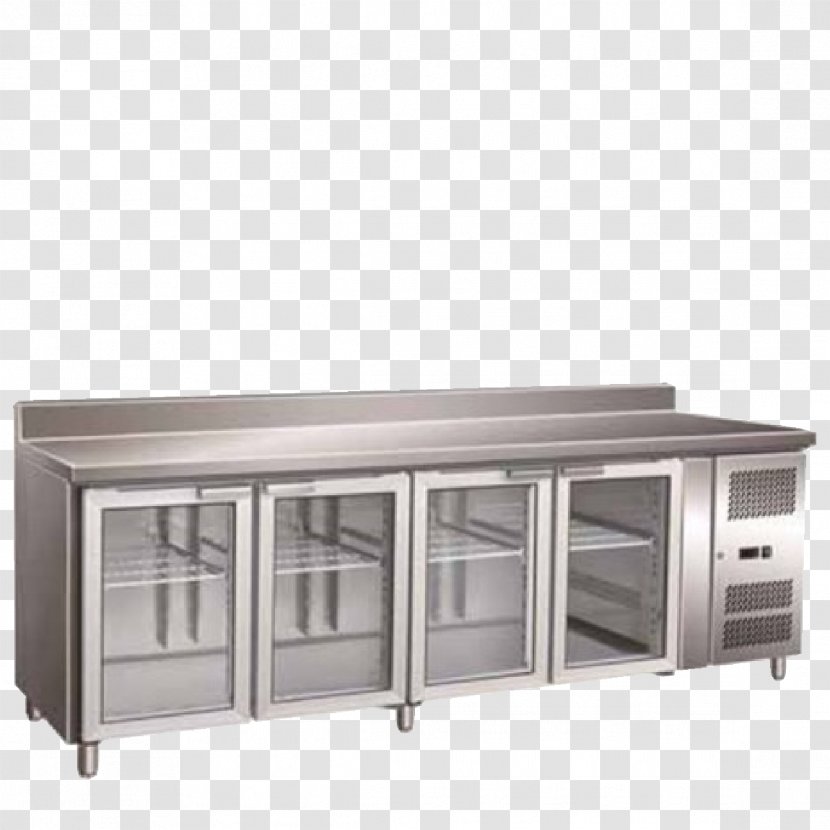 Refrigerator Buffets & Sideboards Armoires Wardrobes Door Table - Stainless Steel Transparent PNG
