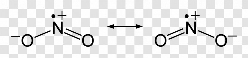 Nitrogen Dioxide Resonance Lewis Structure NOx - Black - Molecule Transparent PNG