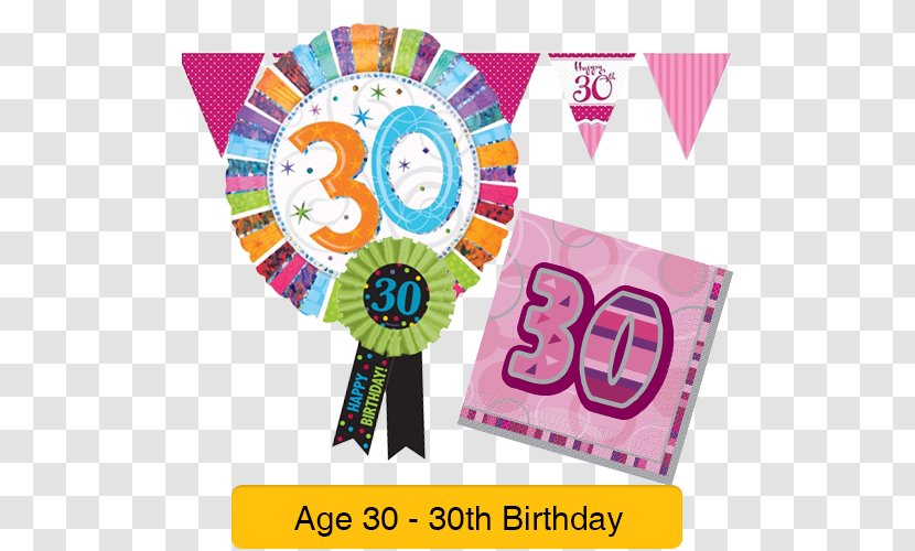 Birthday Balloon Ed's Party Pieces Bag - Foil Transparent PNG