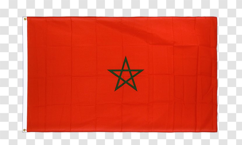 Flag Of Morocco Fahne Salé Rectangle - Red Transparent PNG