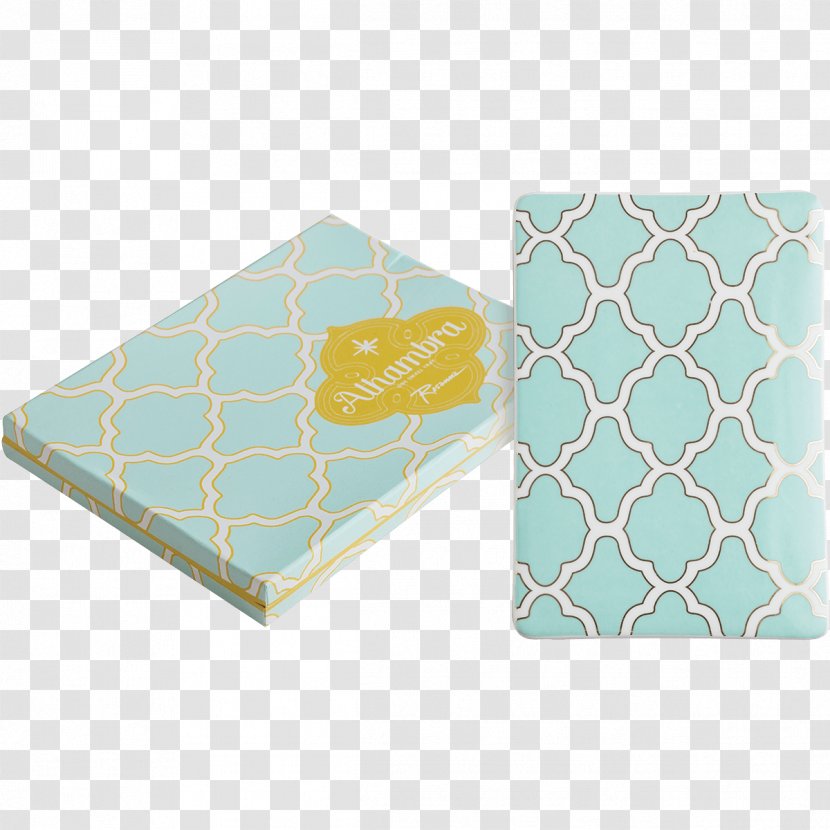 Turquoise Teal Rectangle Place Mats Square - Microsoft Azure - Tray Transparent PNG