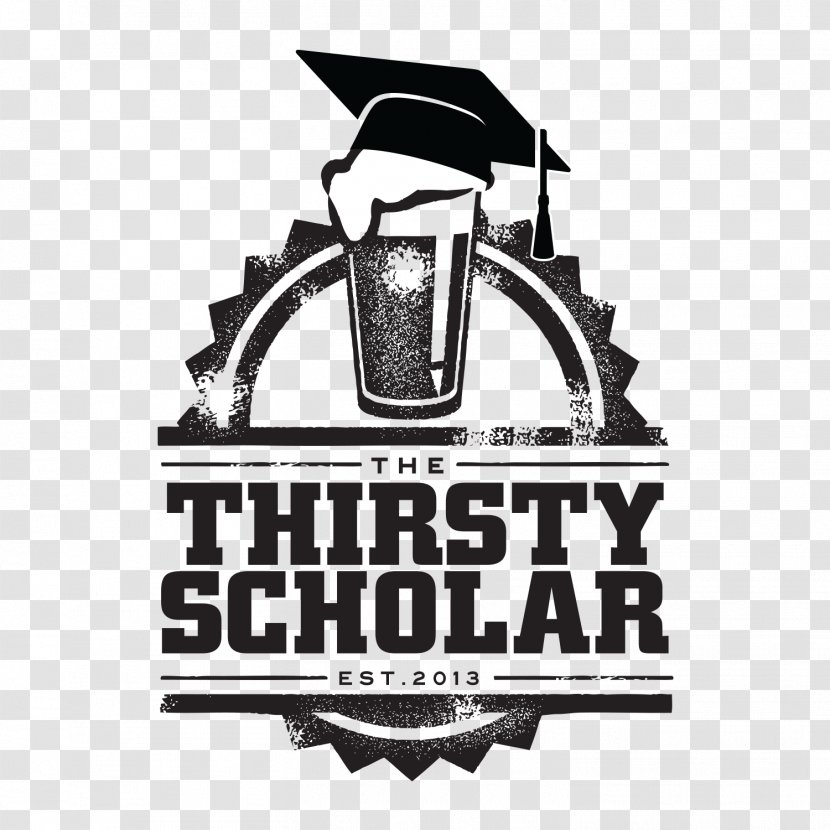 The Thirsty Scholar Logo Product Design Brand - Saskatoon - Pint Of Beer Transparent PNG