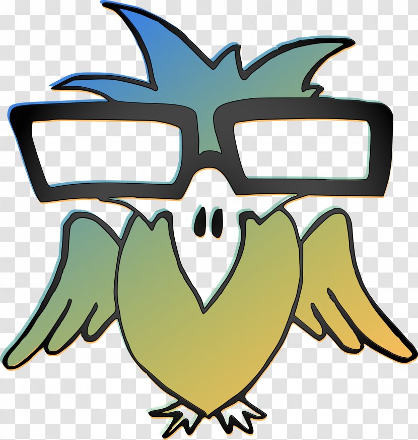 Bird Glasses Clip Art - Fictional Character - Cartoon Transparent PNG