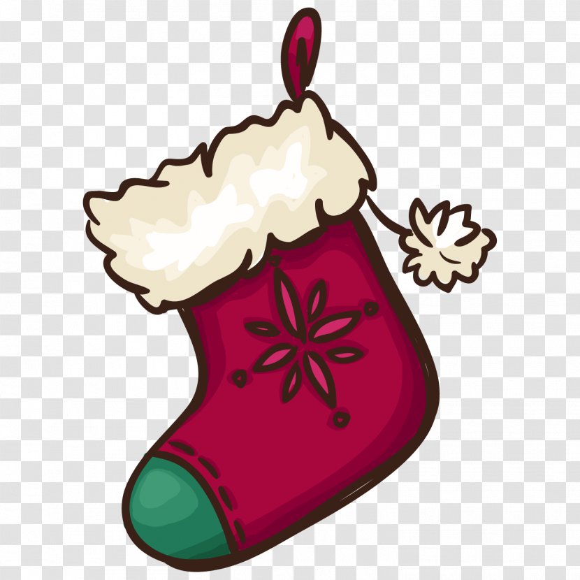 Coloring Book Christmas Stockings Drawing Image Day - Decoration - Medium Stocking Transparent PNG