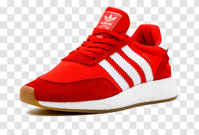 Mens Adidas I-5923 Sports Shoes Originals Iniki - I5923 - Red/White RunnerAdidas Transparent PNG