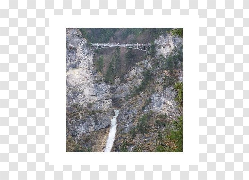 Neuschwanstein Castle Marienbrücke Water Resources Escarpment Transparent PNG
