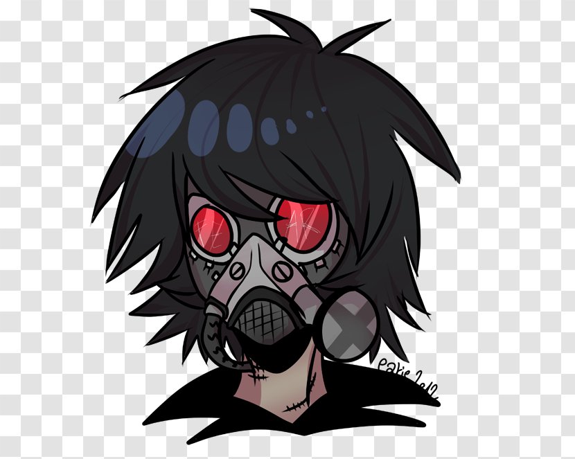 Gas Mask Drawing Character - Flower Transparent PNG