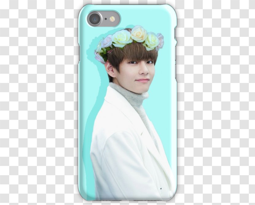 South Korea Kim Taehyung Vampire One-shot Blood - Hair Accessory - Red Flower Crown Transparent PNG