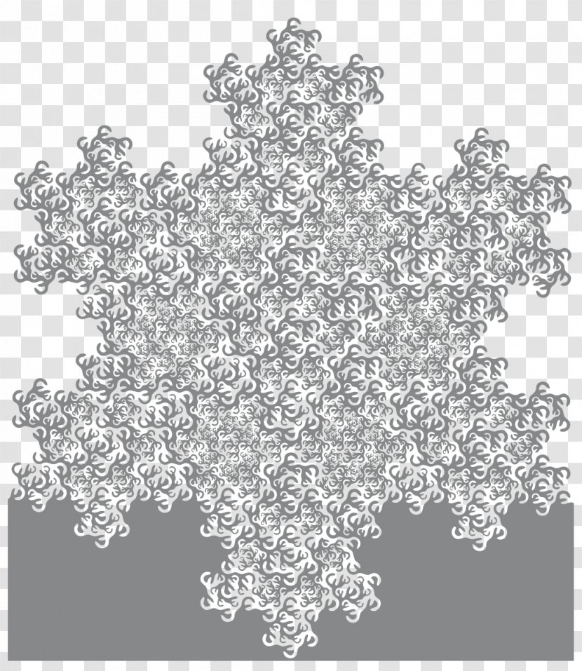 The Fractal Geometry Of Nature Koch Snowflake Curve - Benoit Mandelbrot Transparent PNG