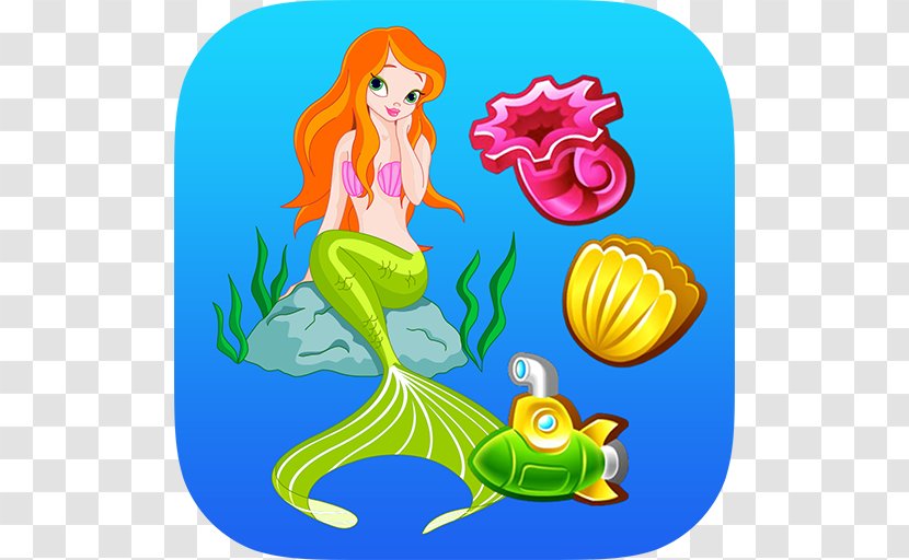 Mermaid Cartoon Organism Clip Art Transparent PNG