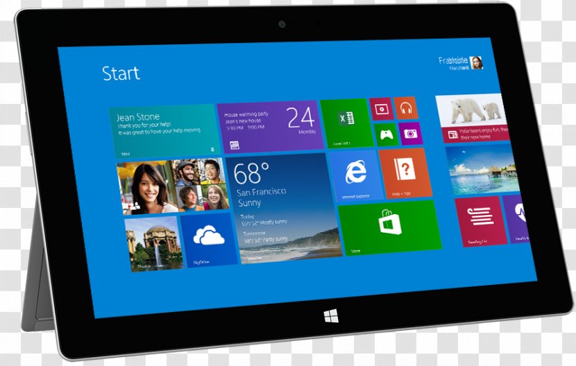 Surface Pro 2 Laptop Windows RT - Overlooking The Tree Transparent PNG