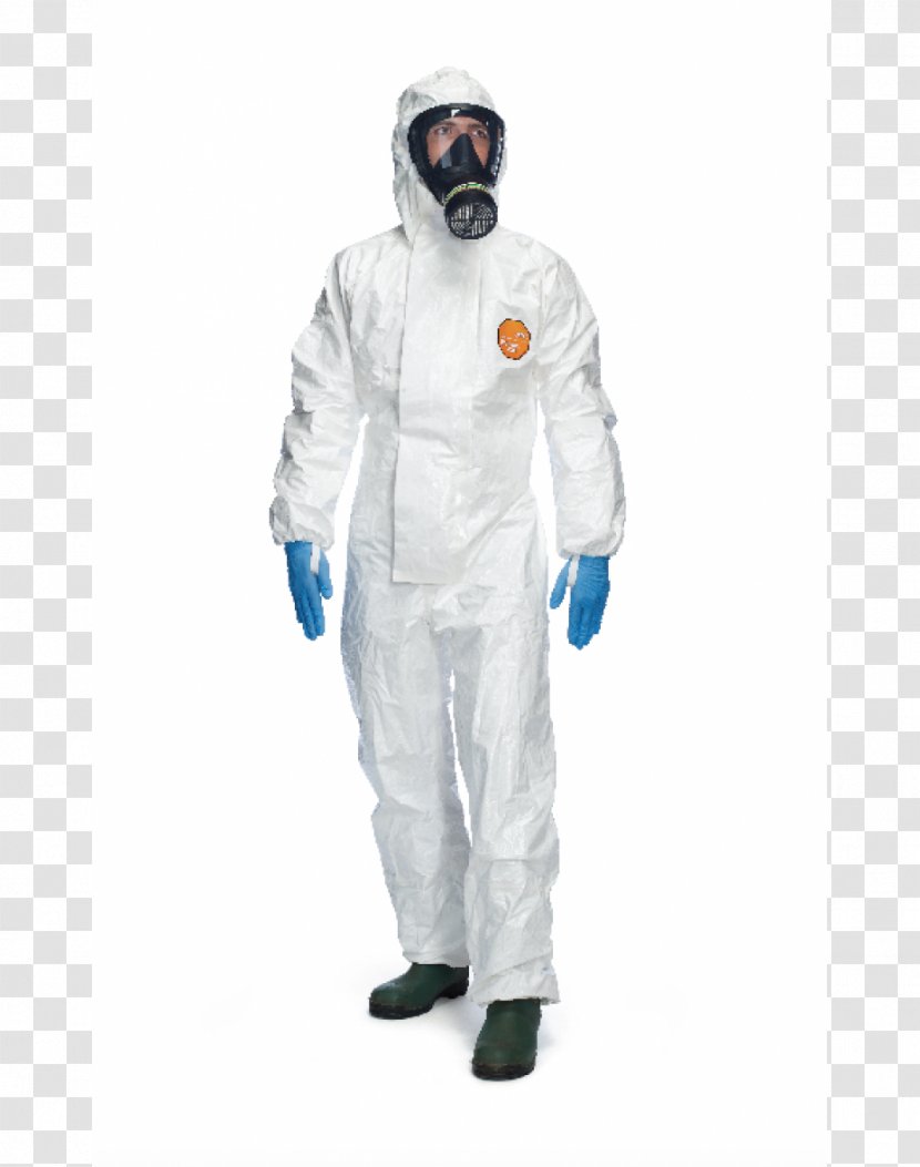 Hazardous Material Suits Tyvek DuPont Clothing Boilersuit - Hazmat Suit Transparent PNG