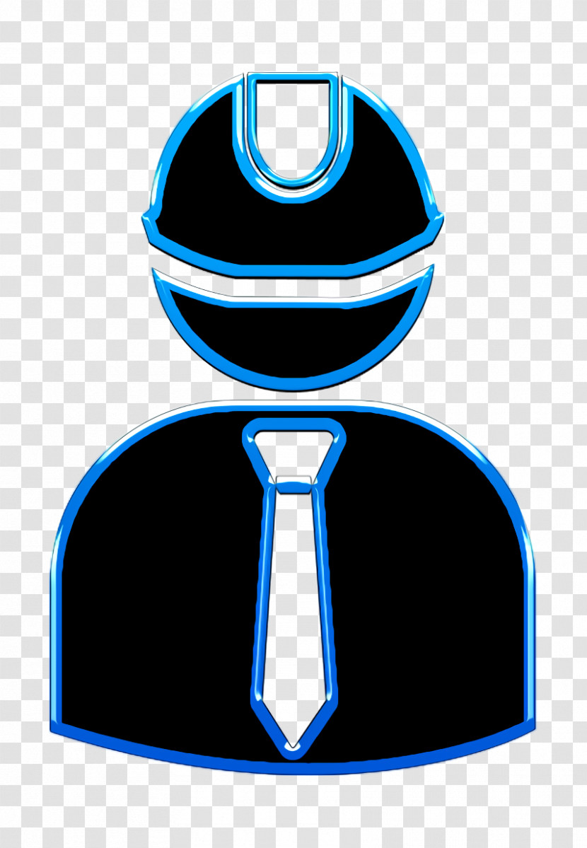 Humans 3 Icon Engineer Wearing Hard Hat With Suit And Tie Icon Tie Icon Transparent PNG