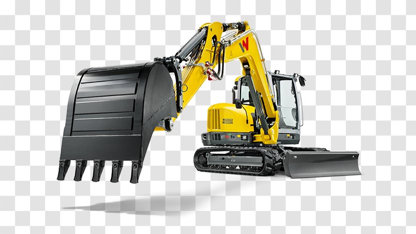 Bulldozer Compact Excavator Wacker Neuson Backhoe Loader - Bagger Transparent PNG