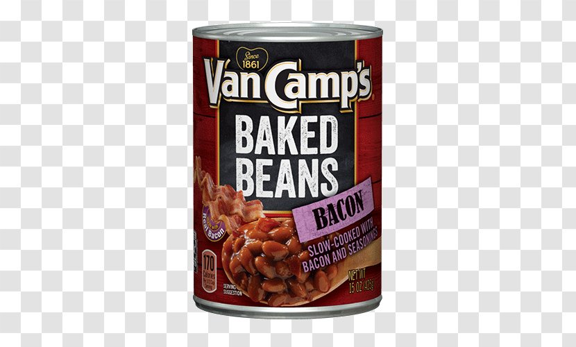 Baked Beans Bacon Van Camp's Pork And Bush Brothers Company - Flavor Transparent PNG
