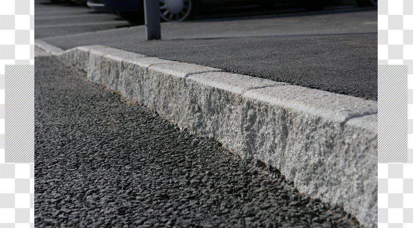 Road Surface Concrete Sidewalk Curb Transparent PNG