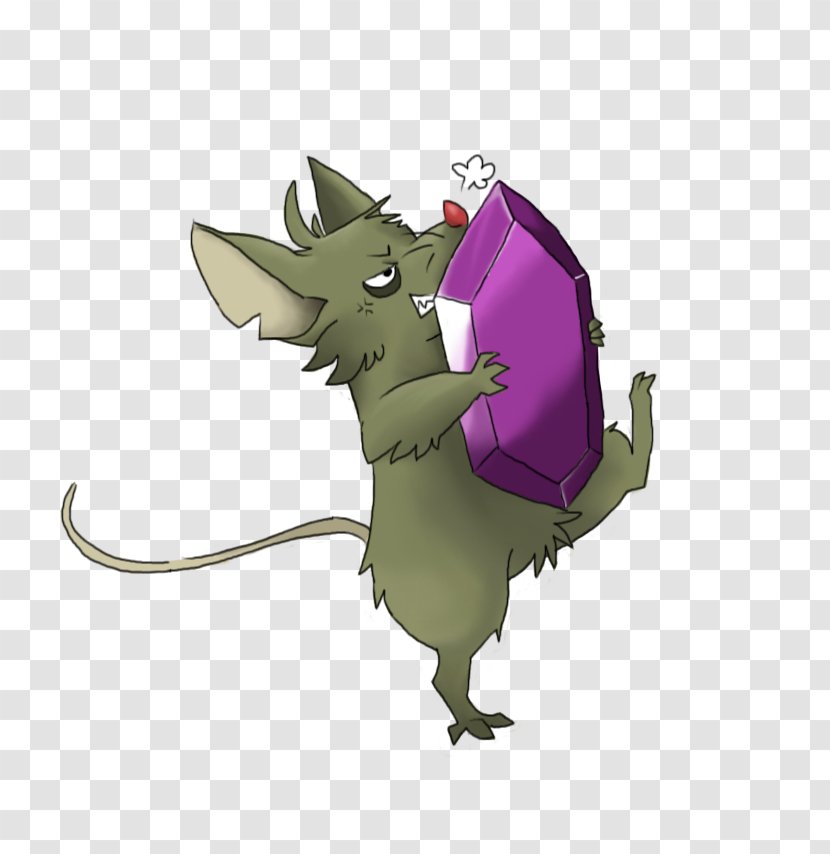 Cartoon Computer Mouse Tail - Mythical Creature Transparent PNG