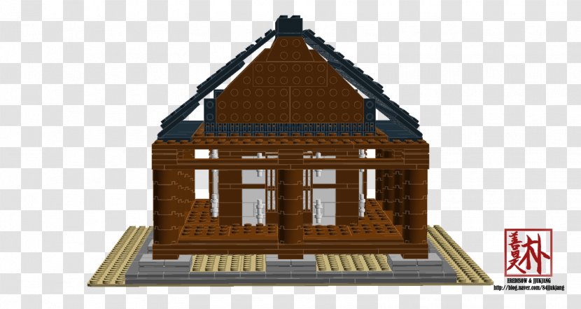 House Building Facade Log Cabin Hut - Gazebo Transparent PNG