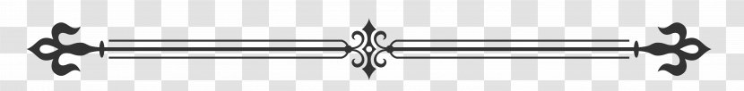 Black And White Clip Art - Copyright - European Pattern Dividing Line Transparent PNG